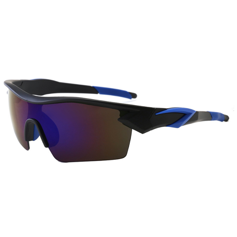 Lunettes de soleil de sport rectangulaires pour hommes, vélo de route, cyclisme, équitation, vélo en plein air, lunettes rondes, 2024