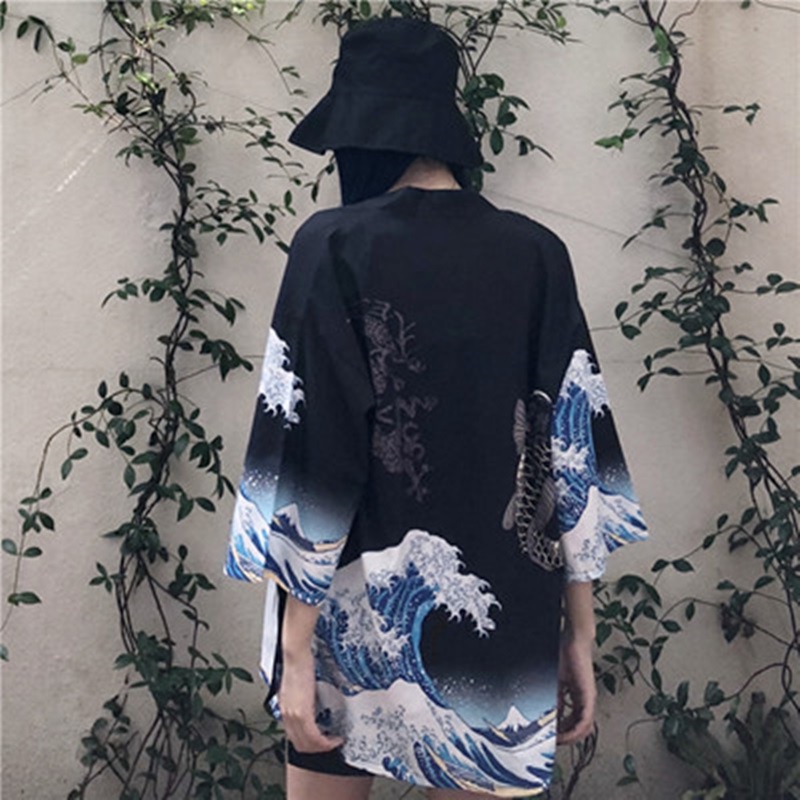 Kimono japonais pour femme, cardigan d'été traditionnel, yukata cosplay 2026, obi féminin, streetwear japonais, chemise haori, vêtements