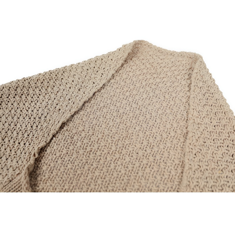 Pull à Manches Lanternes pour Femme, Cardigan Solide, Manteau de Streetwear à la Mode, Collection Automne-Hiver 2025
