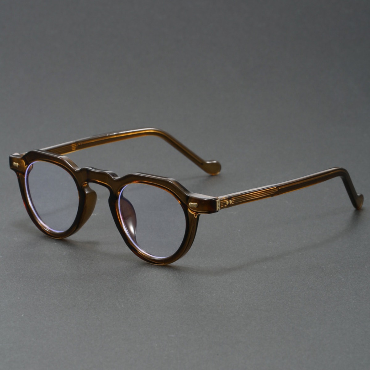 Monture de lunettes optiques rondes rétro en acétate pour hommes et femmes, lunettes rétro