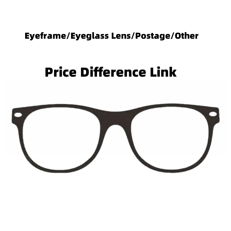 3 $ de montures et de lentilles de lunettes pour hommes et femmes, lien de différence de prix/frais d'expédition/autres maillons de différence de prix