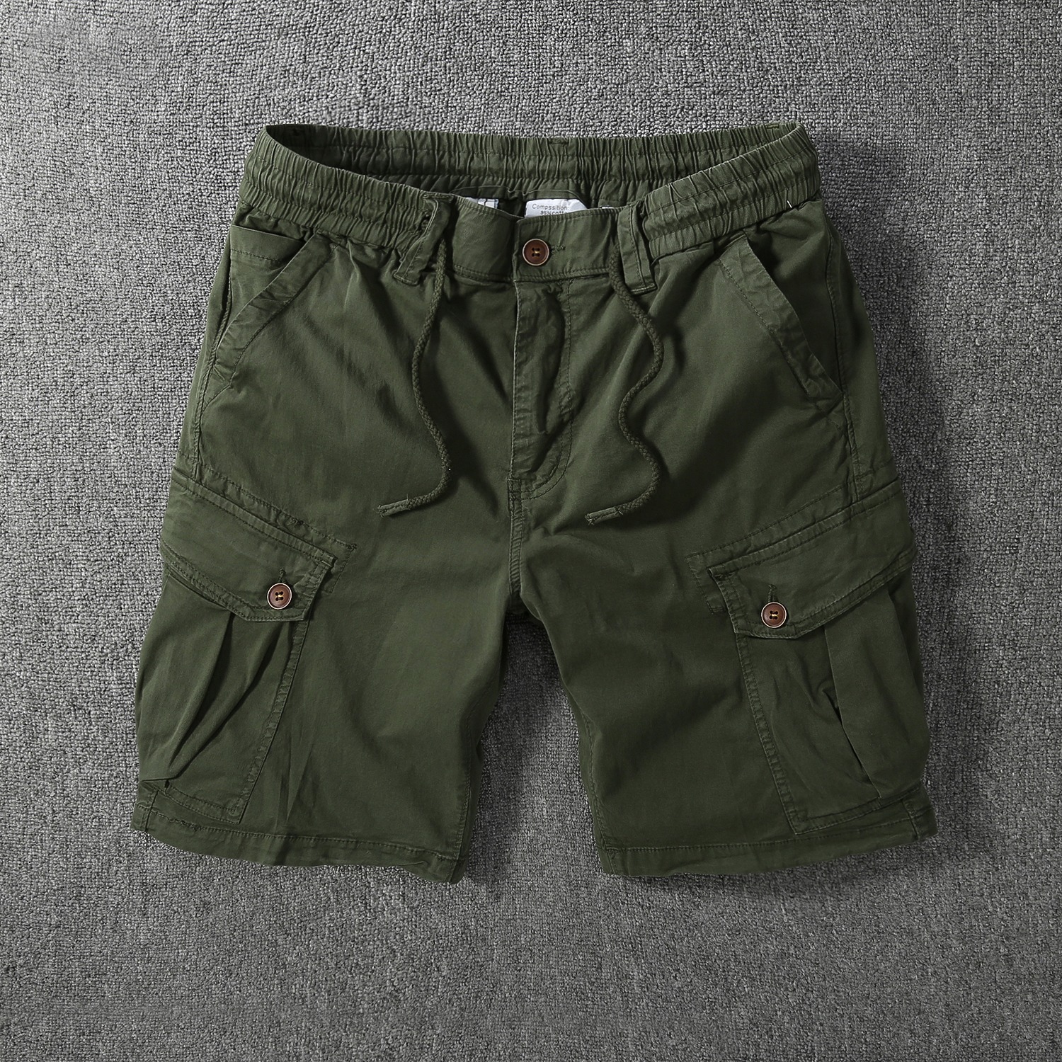Short Cargo d'été en coton pour hommes, mode coréenne, pantalon court kaki, Harajuku, vêtements pour hommes, offre spéciale, pantalons de survêtement décontractés
