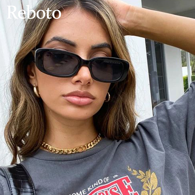 Lunettes de soleil rectangulaires blanches classiques pour femmes, nouvelle mode, petite marque rétro de styliste, lunettes de soleil carrées pour dames