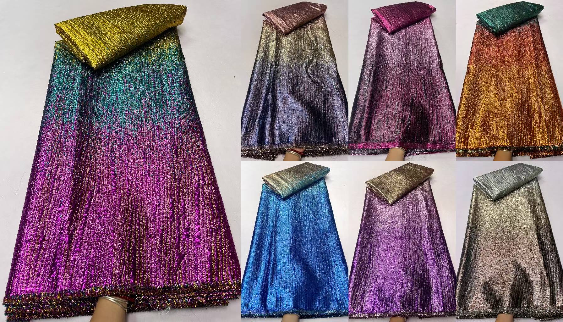 2025 luxe nigérian brocart Organza dentelle tissus africain Jacquard dentelle tissu 5Yards haute qualité français Tulle dentelle pour robe