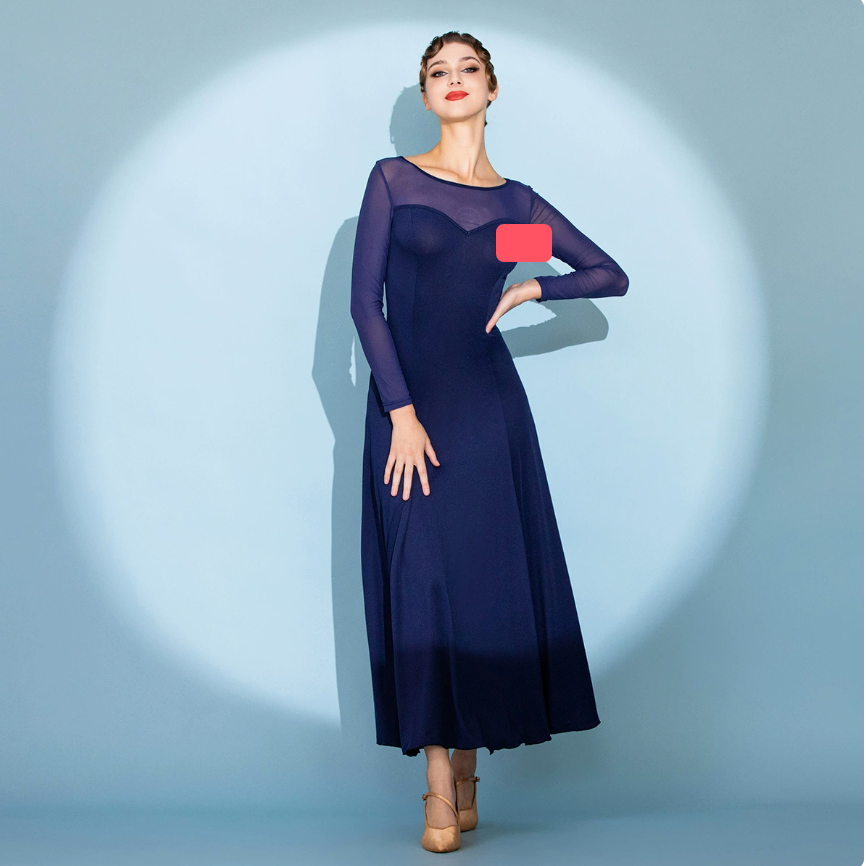 Robe de danse de salon pour femmes, costumes modernes, robe de valse, costumes de Rumba, 1 pièce/lot