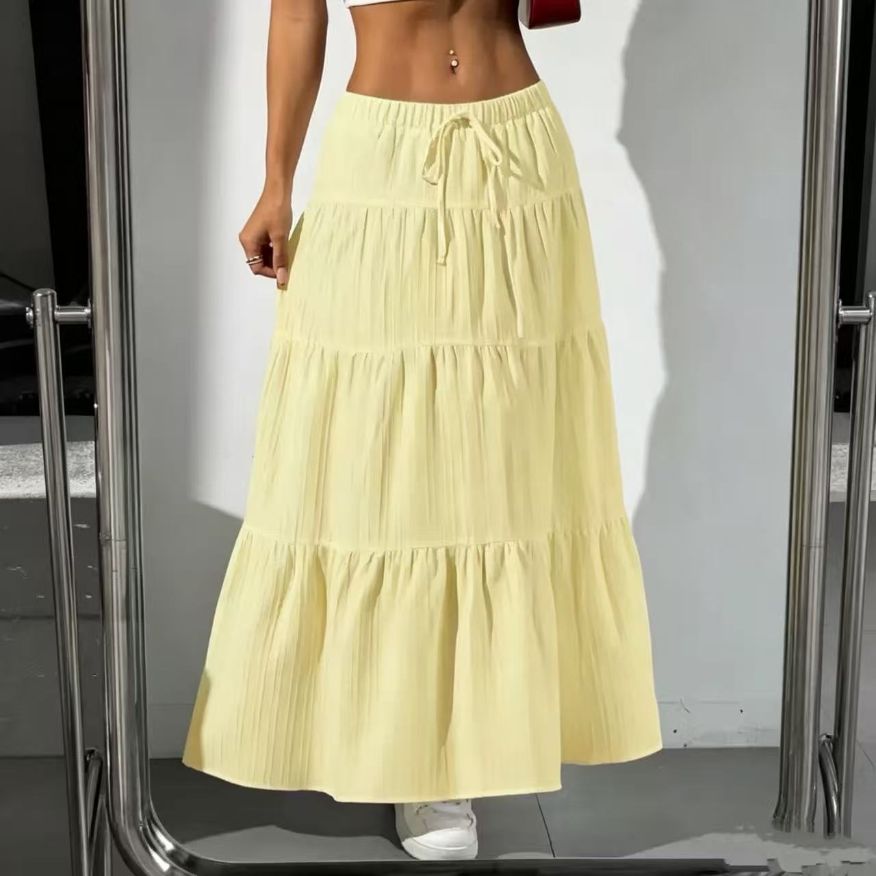 Robe blanche pour femme, coupe ample et épaisse