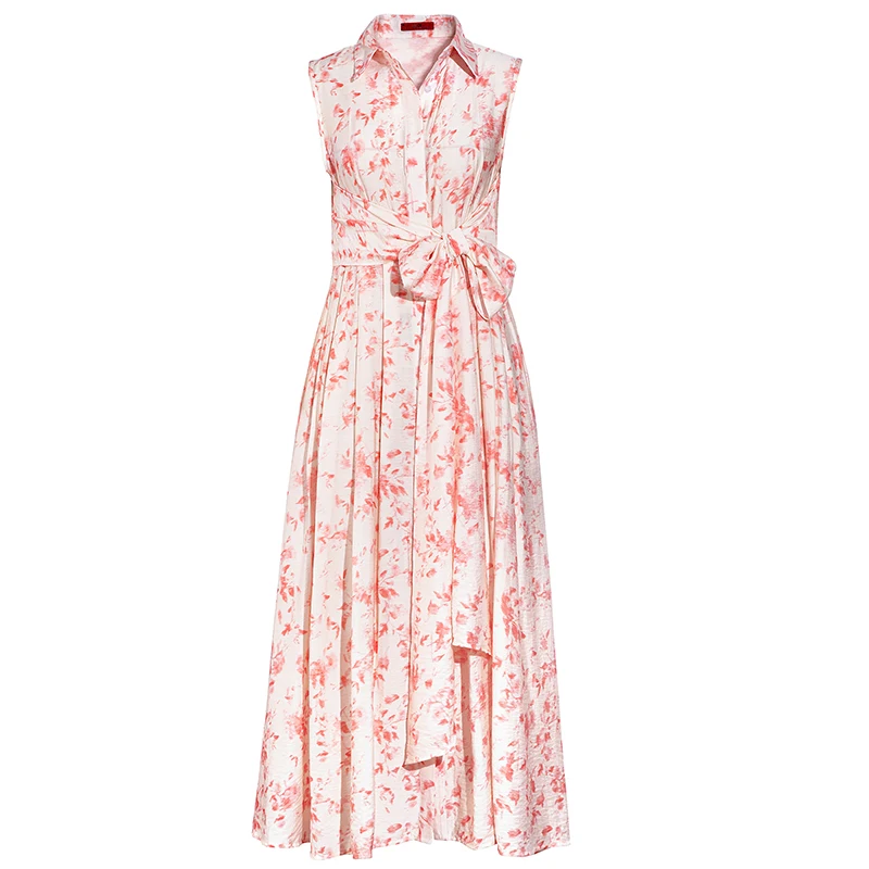 CHCH Robe pour femme, mode classique, robe d'été élégante, style français, design floral haut de gamme, robe féminine