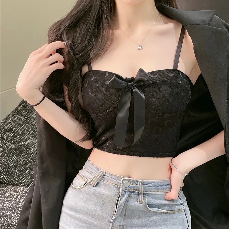 Gilet court côtelé pour femmes, coupe cintrée, court, sans manches, léger, extensible, décontracté, élégant, tendance, été