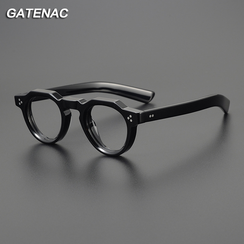 Vintage acétate lunettes cadre hommes rétro Prescription myopie lunettes cadre femmes petit visage marque de luxe lunettes de créateur