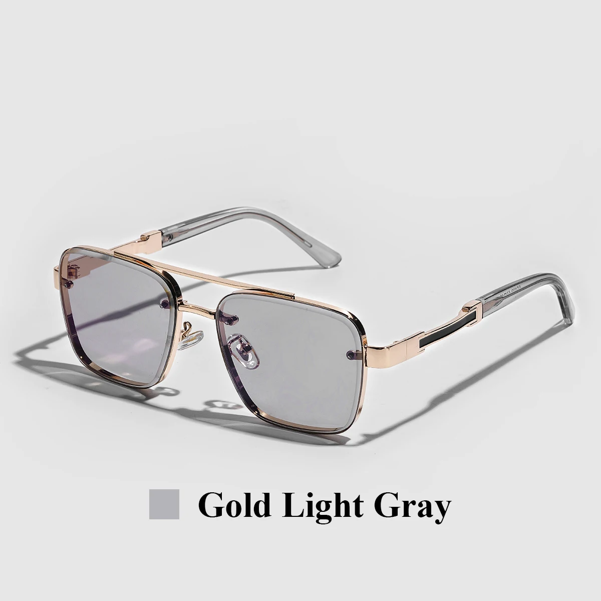 Lunettes de soleil carrées rétro pour hommes, protection UV400, monture complète, lunettes de conduite polarisées avec matériaux haut de gamme, style classique