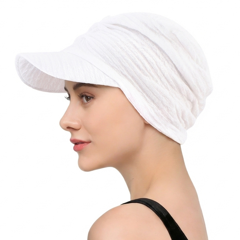 Nouvelle Casquette de Baseball Tendance pour Femme avec Voile Hijab, Bonnet Musulman, Chapeau de Soleil, Foulard, Bandana, Turban