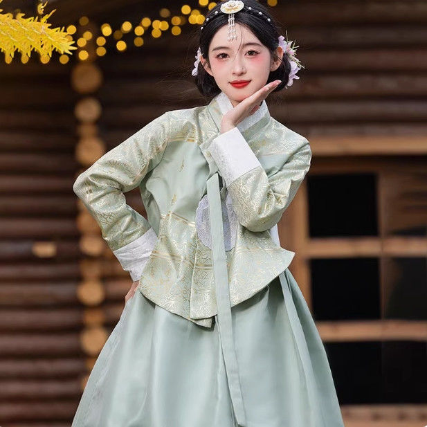 Costume ethnique traditionnel coréen, robe de princesse pour femme, Hanbok Palace, voyage, danse classique, ensemble Hanbok pour femmes