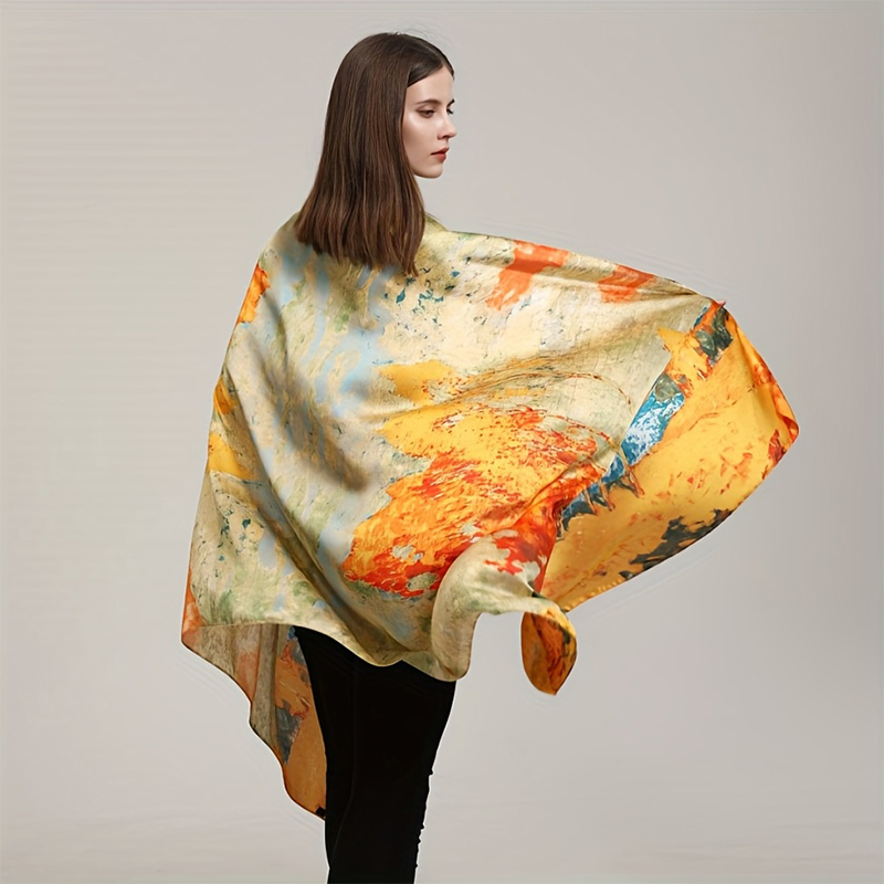 Mode 180x90 cm Satin foulard en soie femmes de luxe grand châle enveloppement musulman Hijab bandeau plage étoles femme Bandana Foulard Turban