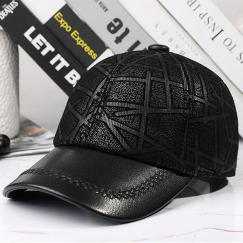 Casquettes de baseball en peau de mouton pour hommes et femmes, chapeau de fête en cuir véritable naturel, casquette pour homme, 모자, кепка, Casquette, Gorras Hombre