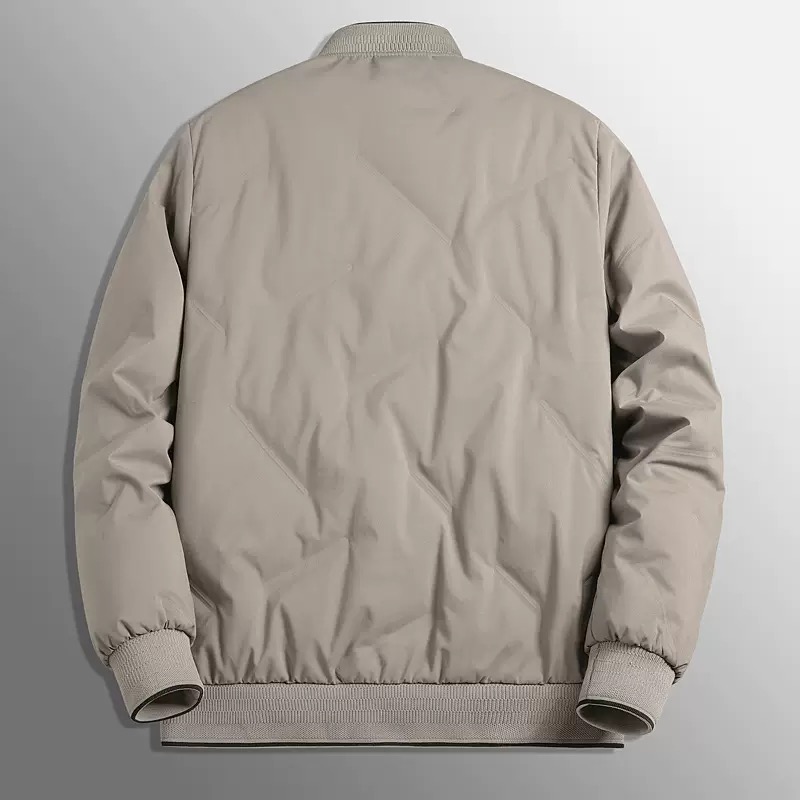 Veste rembourrée en coton pour homme, couleur unie, coupe-vent, épaisse, chaude, décontractée, ample, sport, grande taille, mode automne et hiver