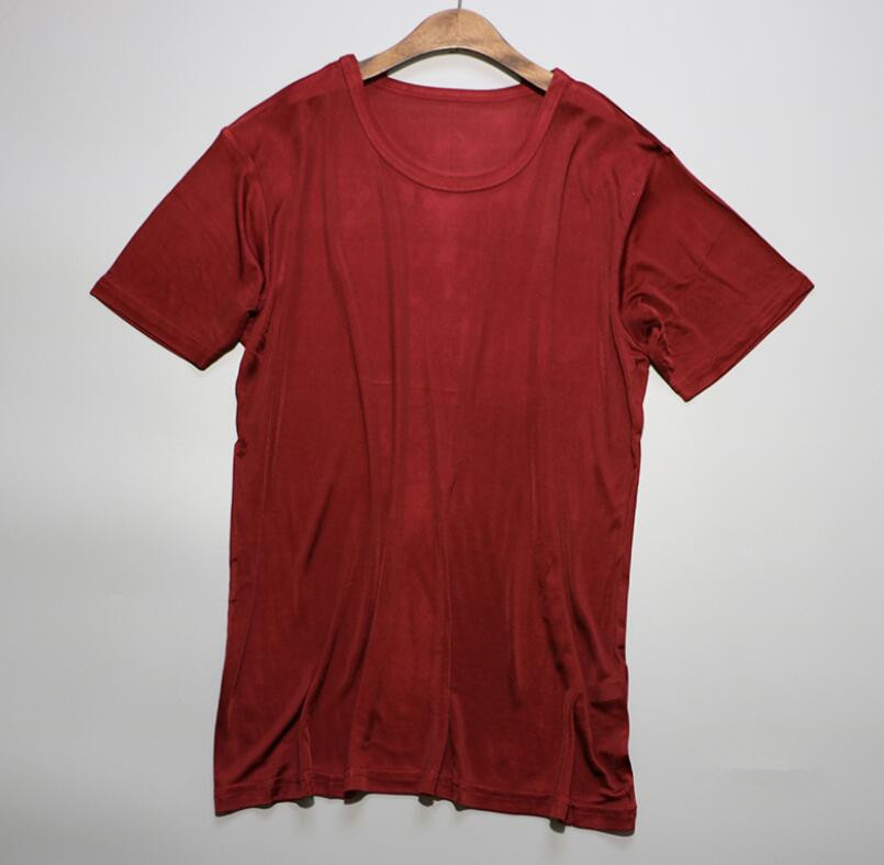 T-shirt fin et respirant pour homme, élastique et décontracté, 100% naturel, printemps été, Y-TB1167