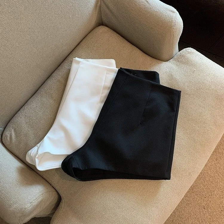 2025 taille haute décontractée jambe pantalon vêtements femmes pantalons été Shorts femmes