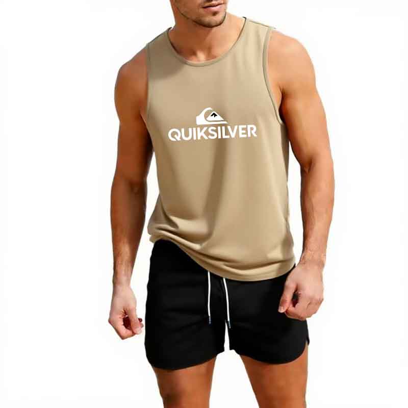 Gilet de sport sans manches pour hommes, camisole ample pour la course, l'entraînement, le basketball et le fitness