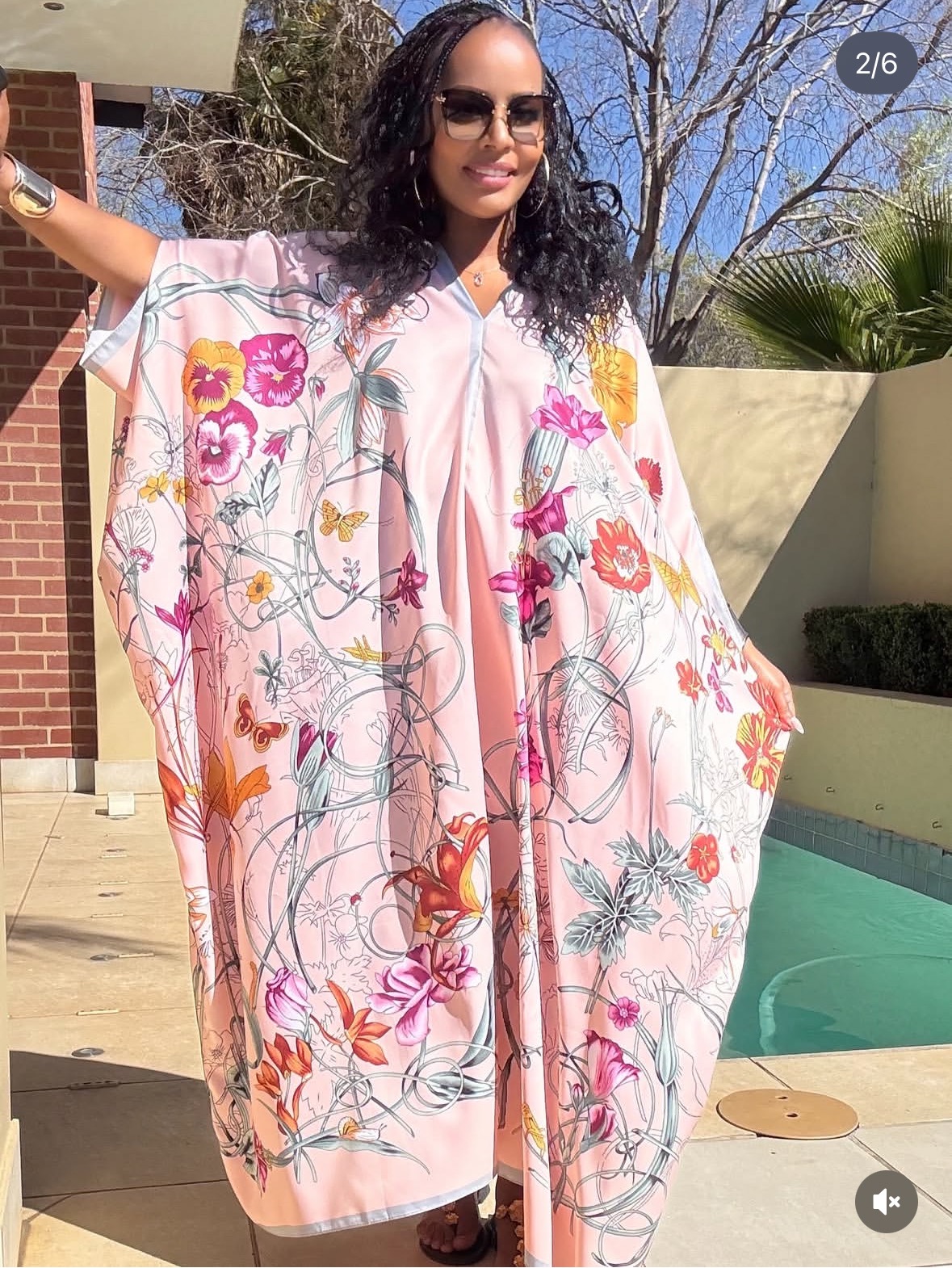 Vêtements de plage d'été robe caftan ample concepteur imprimé caftan en soie caftan en soie pour femmes pleine longueur Abaya koweït col en v longue Abaya