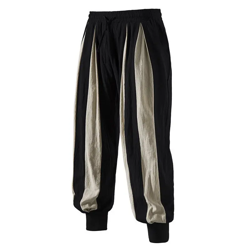 Costume médiéval Renaissance pour hommes, Clown de cirque Pirate, Cosplay, pantalon de chevalier d'halloween, jogging gothique Viking, pantalon Haren décontracté
