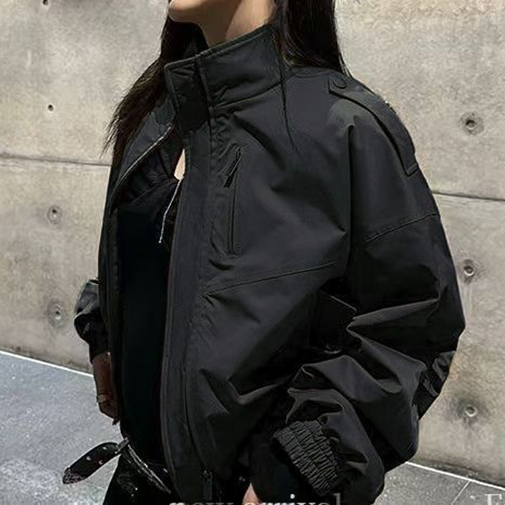 Nouvelle veste courte rétro américaine printemps-automne pour femme, style streetwear tendance, coupe ajustée, design original, veste de style étranger
