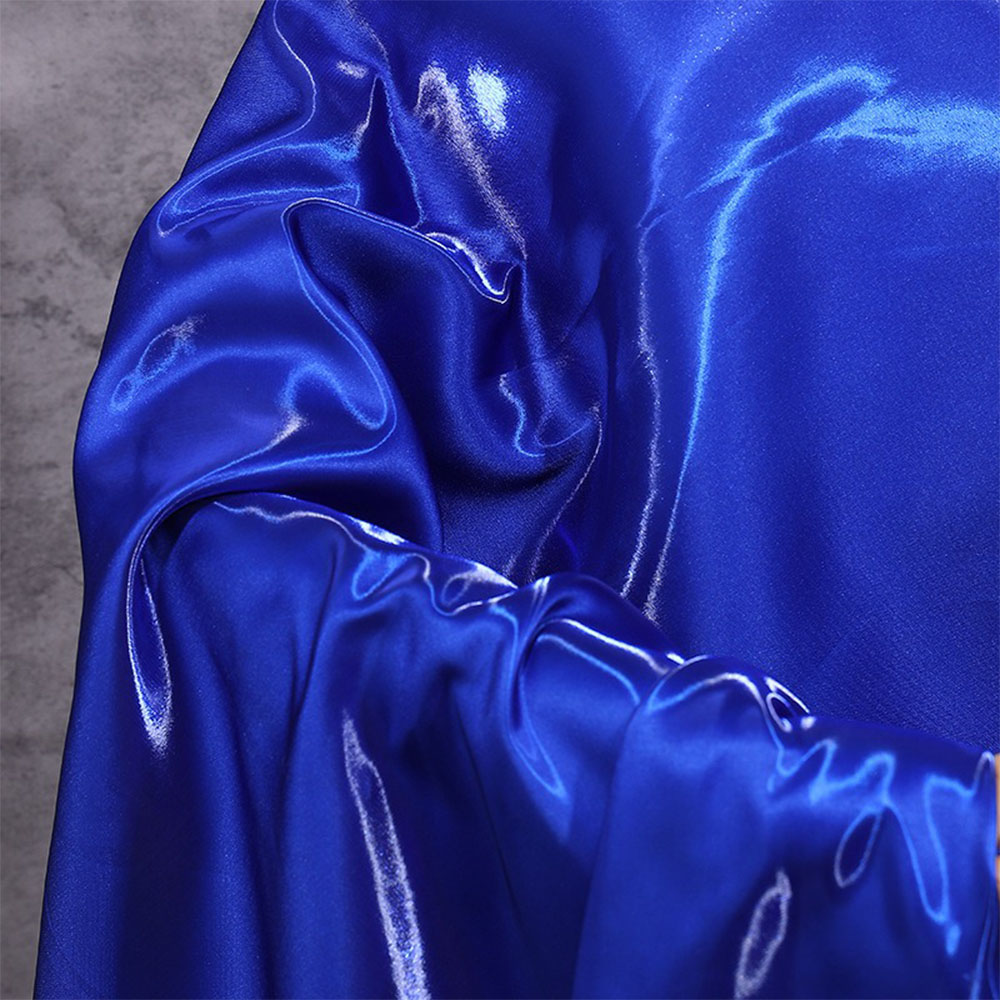 Tissu en Satin liquide brillant 50x150cm, soie cristal métallique pour bricolage, couture de robe pour femmes, Costume, draperie, Textiles de maison