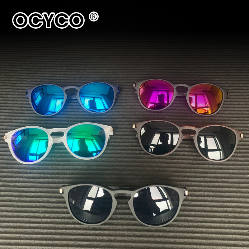 Lunettes de soleil pilote classiques pour hommes et femmes, Punk Vintage, couleurs miroir, conduite, nuances masculines, UV400