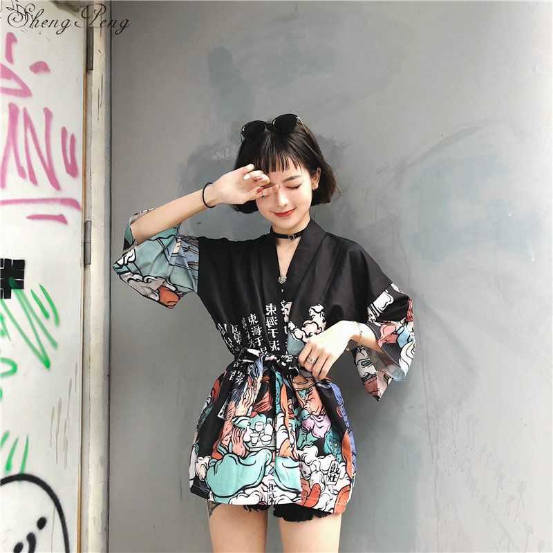 Kimono traditionnel japonais pour femmes, yukata, cosplay, pour filles, V730