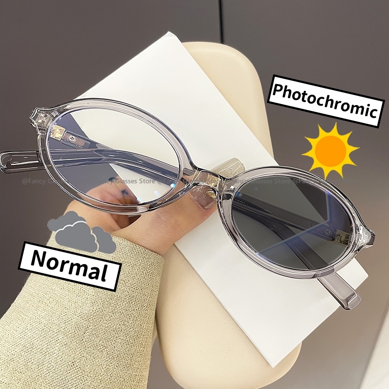 Lunettes de myopie photochromiques à monture narpour hommes et femmes, lunettes de soleil d'extérieur vintage, unisexe, document proxy, moins dioptrie