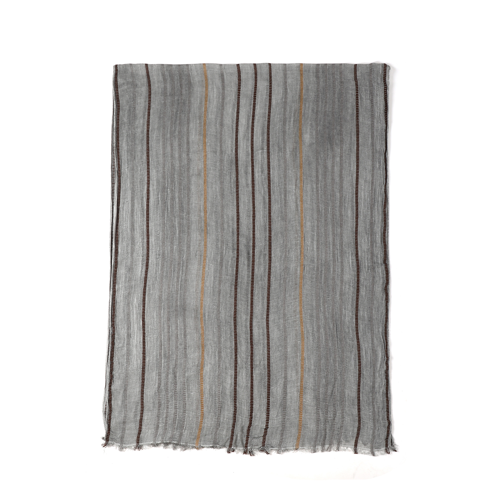 Écharpe en coton et lin rayée tendance pour hommes et femmes, automne-hiver, noir et bleu marine, écharpe chaude pour homme, accessoires masculins, écharpe courte à franges, bufanda