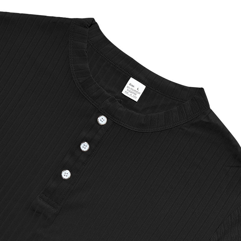 T-shirt de sport pour homme, séchage rapide, respirant, coupe slim, boutonné, polo décontracté, couleur unie, fitness, manches courtes, hauts pour homme