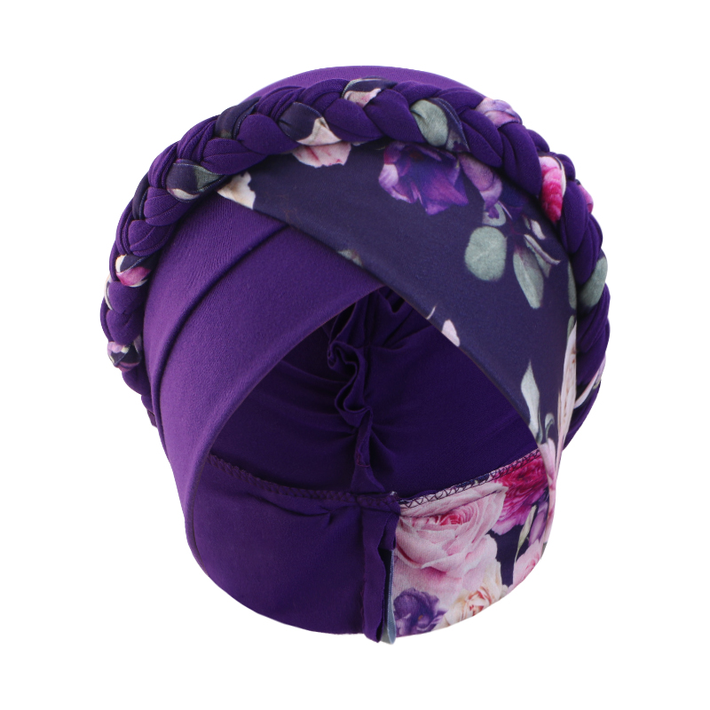 Turban musulman tendance imprimé pour femme, bonnet intérieur islamique, foulard hijab pour femme, couvre-tête, foulard hijab