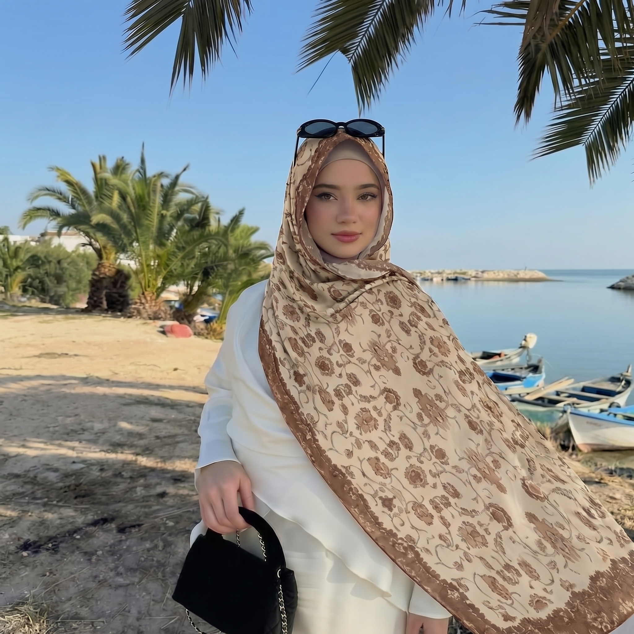 2026 Foulard Hijab Musulman en Jersey Doux Uni, Châle, Voile, Turban pour Femme, Écharpe Islamique Arabe