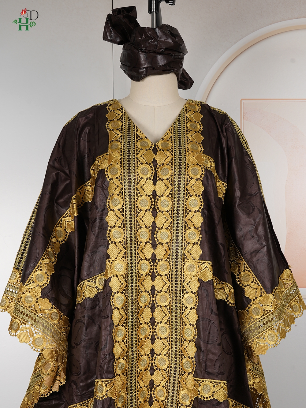 H & D robes africaines pour femmes Bazin Riche Tradition broderie Robe de mariée vêtements robes de fête jupe Dashiki