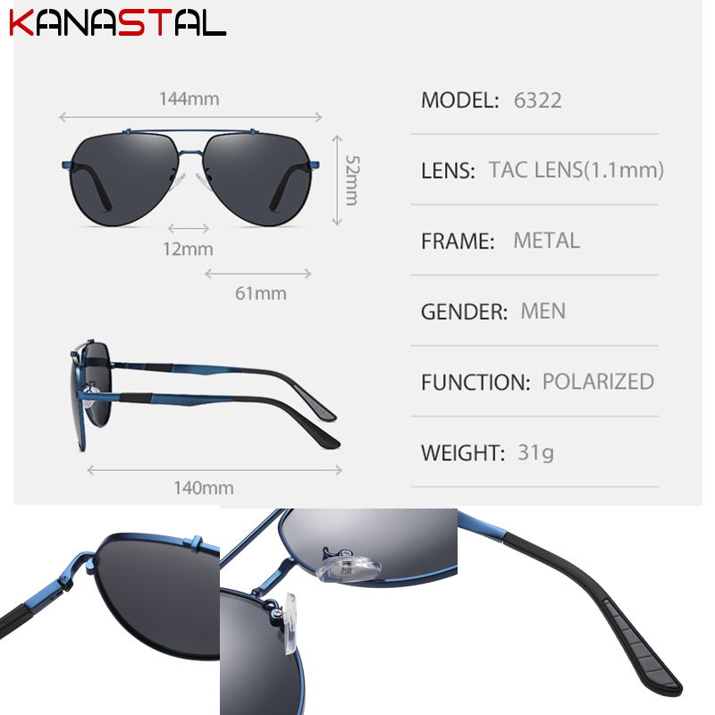 Hommes lunettes de soleil UV400 lunettes de soleil polarisées femmes lunettes en métal cadre en plein air voyage cyclisme lunettes Anti-éblouissement ombre lunettes