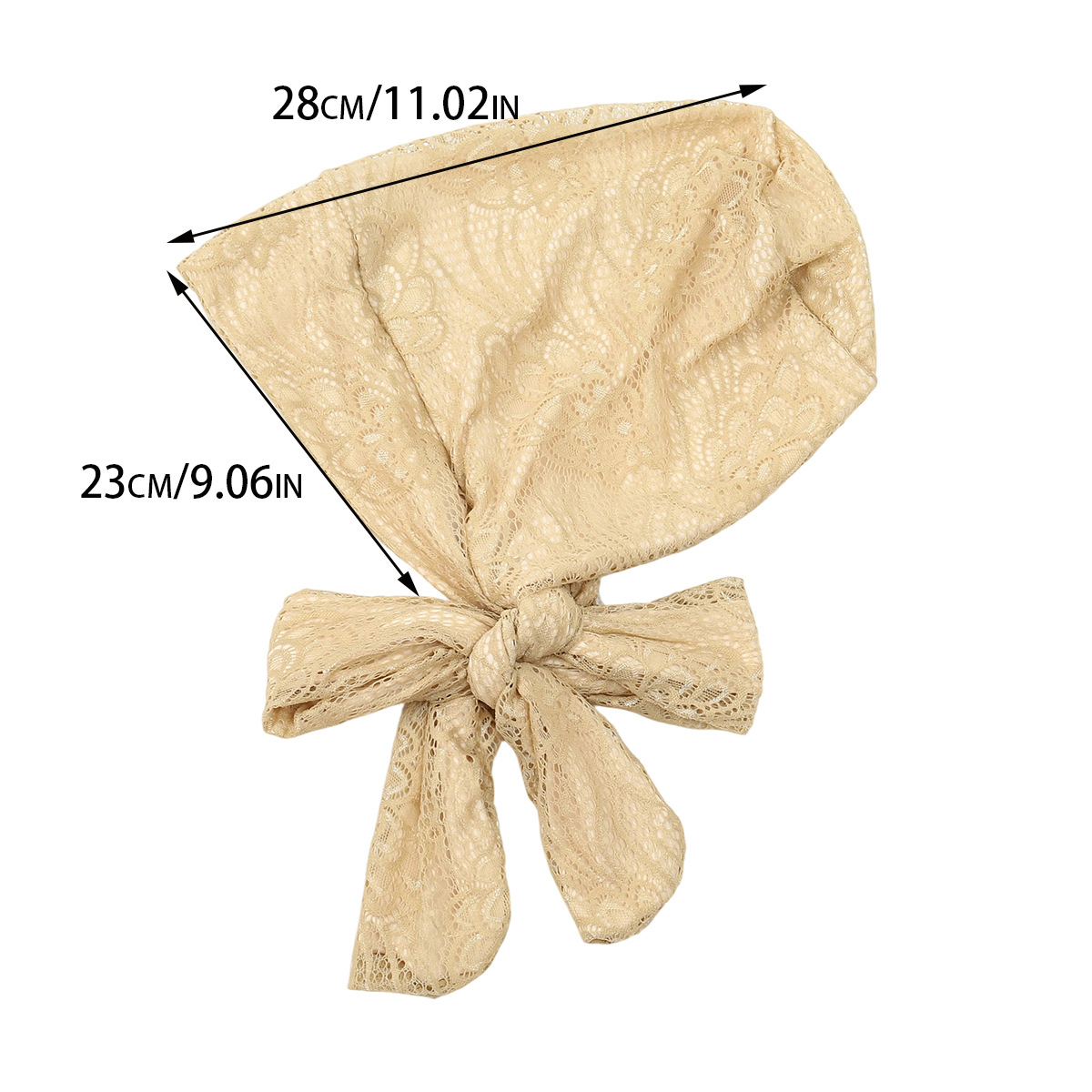 Double couche dentelle femmes Hijabs doux extensible musulman Turban chapeaux foulard dame Bandana casquettes sous-écharpe islamique perte de cheveux casquette
