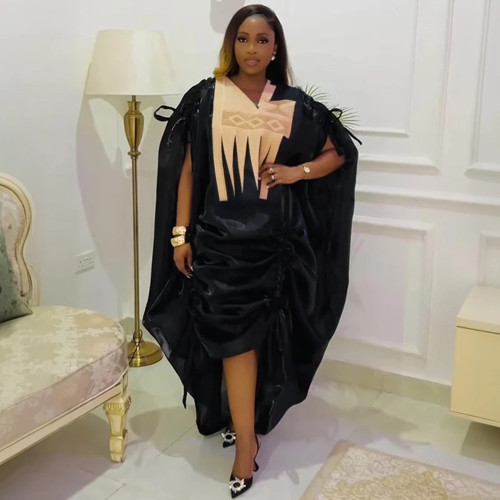 Robes africaines traditionnelles pour femmes Dashiki broderie Maxi Robe grande taille Boubou 2 pièces ensemble vêtements Robe de soirée de mariage