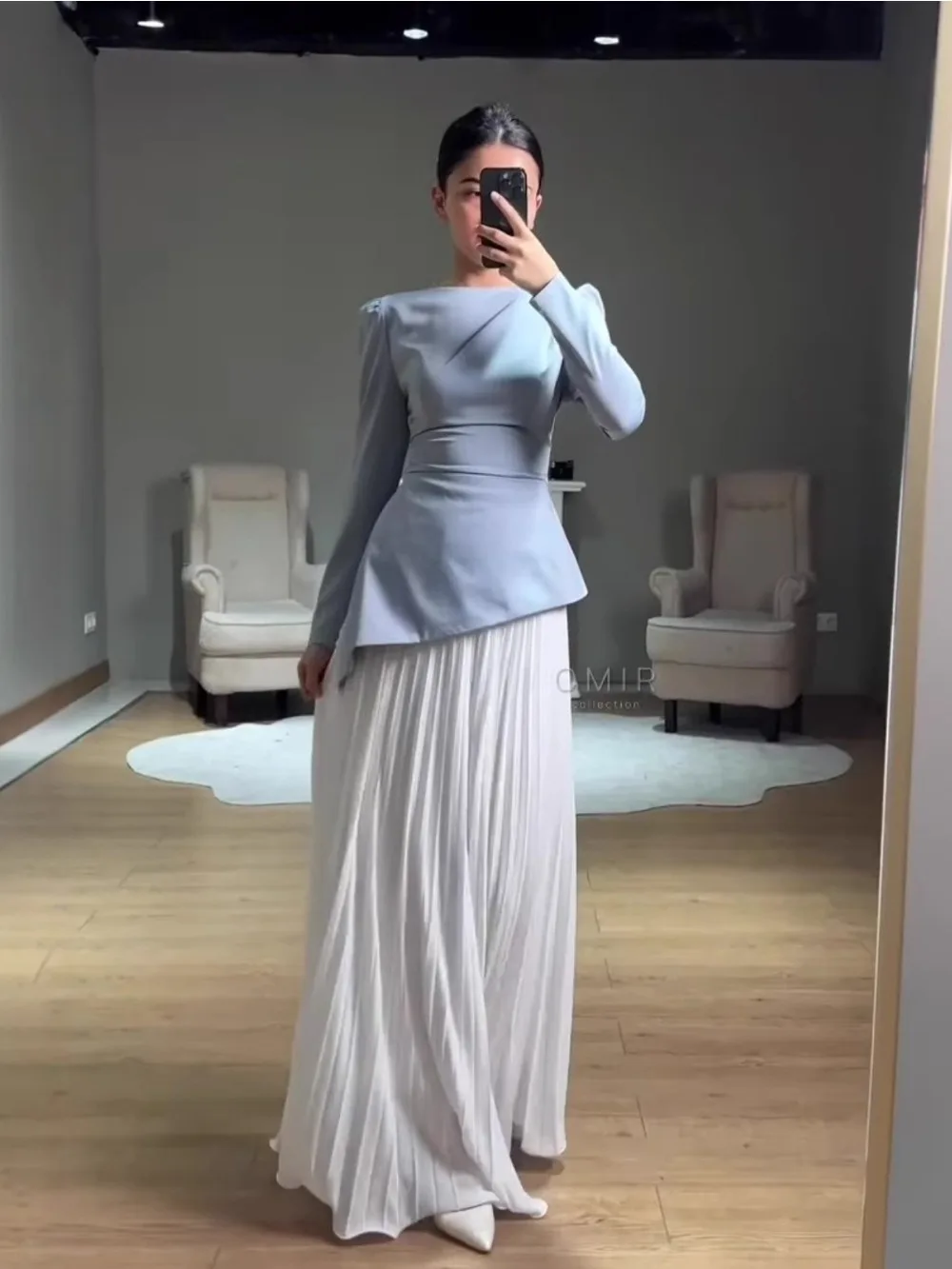 Abaya – Robe de soirée plissée pour femmes, tenue élégante, Patchwork, musulmane, Jalabiya, Largos, arabe, longue, maroc, dubaï