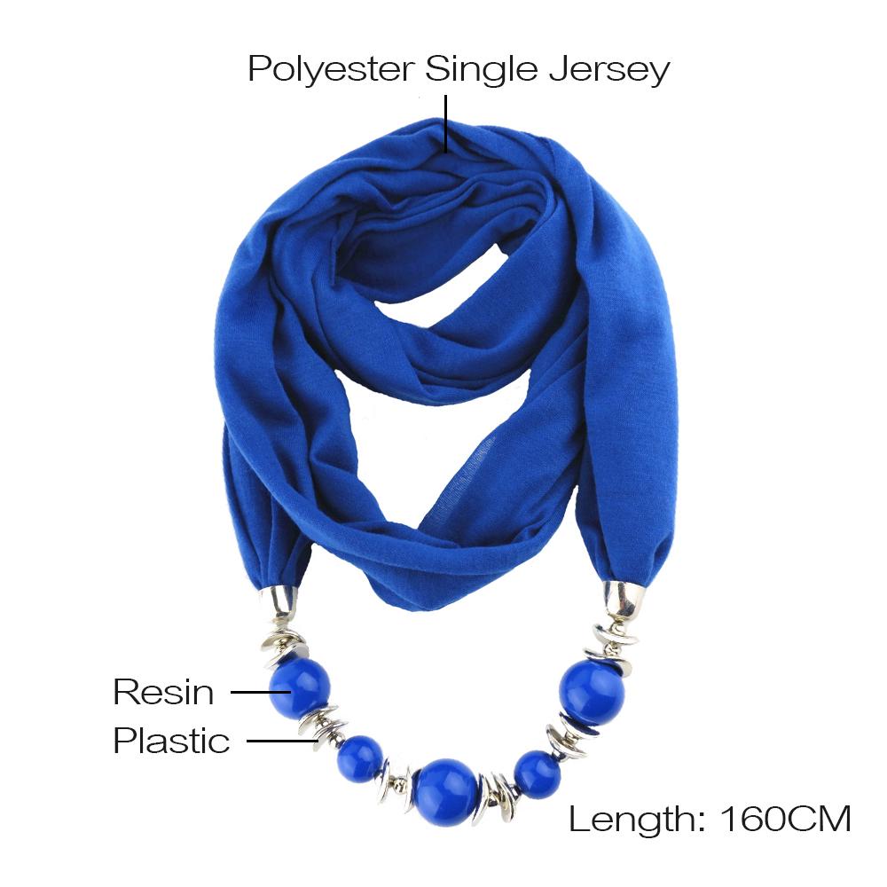 Collier ethnique unique 9 couleurs avec pendentif en résine, foulard statement pour femme, style bohème