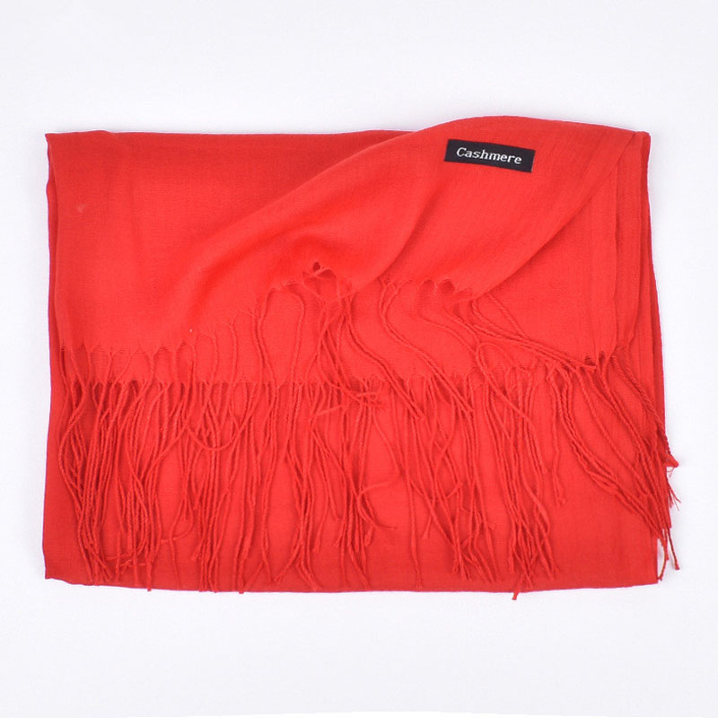 Écharpes et châles en pashmina de couleur unie pour femmes, pour robes de soirée, voyages, bureau, hiver, mariage, effet cachemire, grandes écharpes