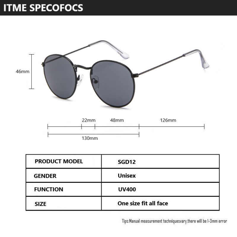 Lunettes De soleil rondes rétro femmes lunettes De marque De luxe pour femmes/hommes petites lunettes De soleil en métal femmes lunettes miroir Oculos De Sol Gafas