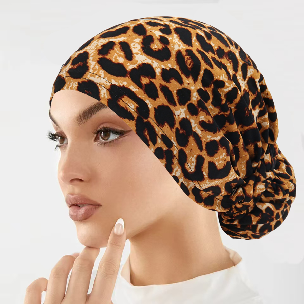 Hijabs musulmans, foulard à Turbine en spirale, Turban imprimé, Bonnet indien, couvre-chef doux et respirant, accessoires pour femmes