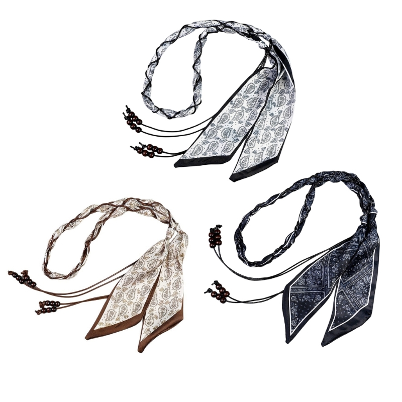 Corde taille unisexe polyvalente, ceinture tressée bohème, conception légère H7EF