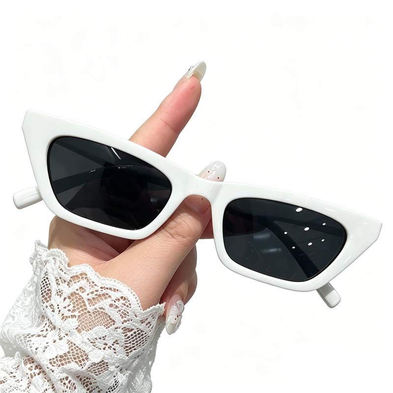 Lunettes de soleil en forme d'oeil de chat, protection solaire pour la plage, lunettes de soleil à la mode, lunettes de style années 90, lunettes d'été