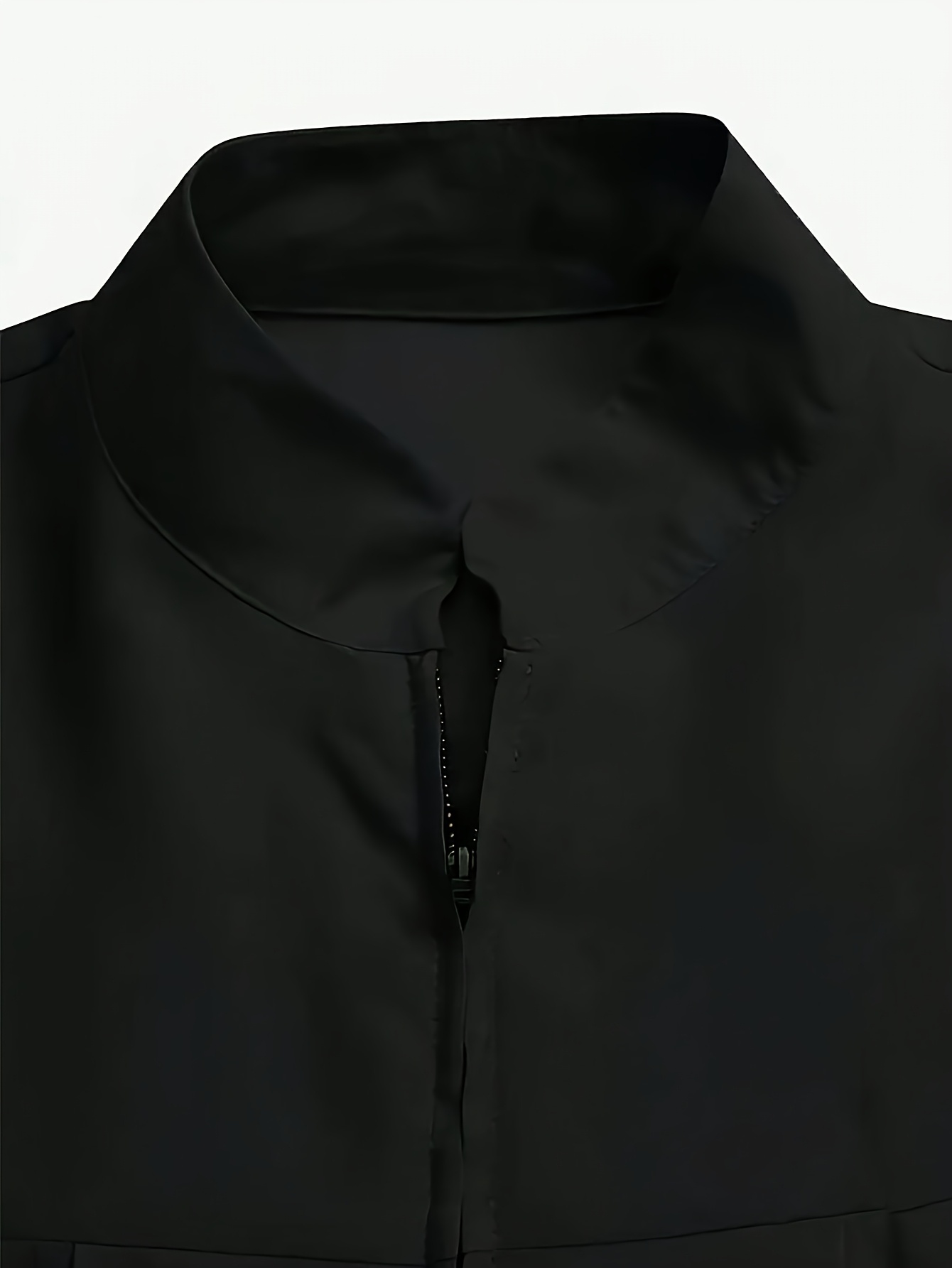 Robe longue pour femme de style moyen-oriental, printemps-été, avec fermeture éclair élégante et col montant, longueur genou.