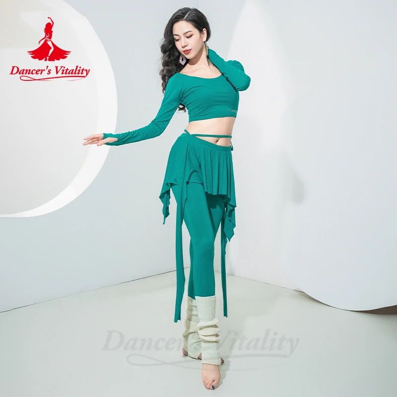 Ensemble de olympiques de danse du ventre pour femmes, manches longues trempées, calcul ell, surintendant, tenue de phtaline, entraînement, automne, hiver, nouveau