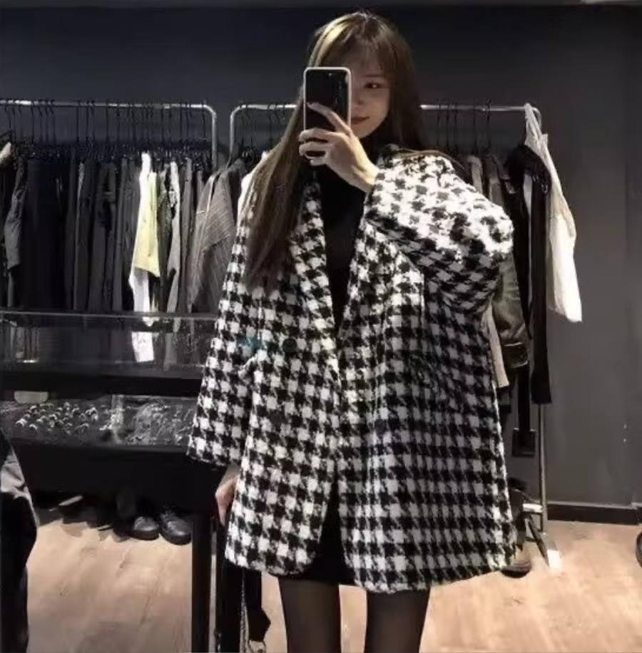 Manteaux Élégants en Laine pour Femmes, Croisés, Style Coréen, pour le Travail Quotidien, Vestes Féminines, Nouvelle Collection Printemps 2026, Hauts Tendance pour Dames