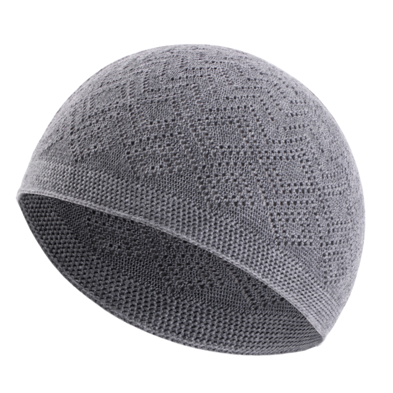 Tricoté hommes musulmans chapeaux de prière unisexe bonnets casquette chaud islamique Ramadan juif arabe Crochet chapeau hommes Wrap tête casquettes