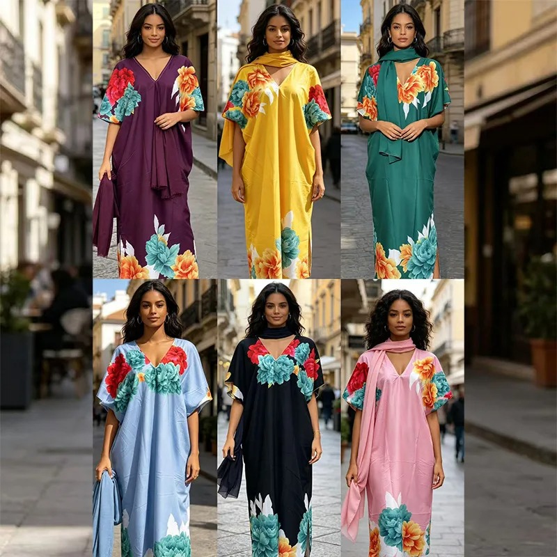 Robes africaines pour femmes 2026, vêtements traditionnels africains, tenues Dashiki Ankara, robes Abayas, robe musulmane Kaftan, robe longue maxi