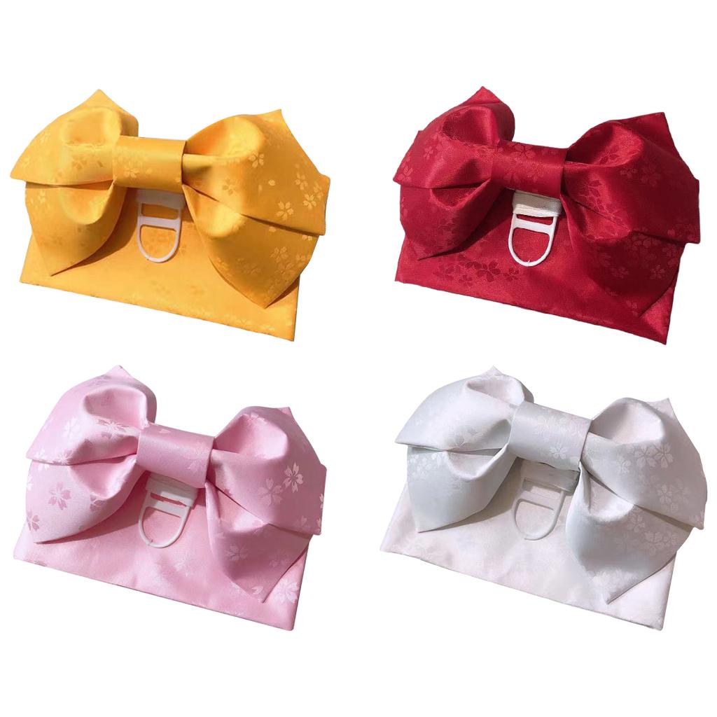 Kimono japonais Obi pour femmes, ceinture Yukata solide, classique Geisha, ceinture de taille, automne hiver, robe douce, ceinture de réglage de nœud papillon